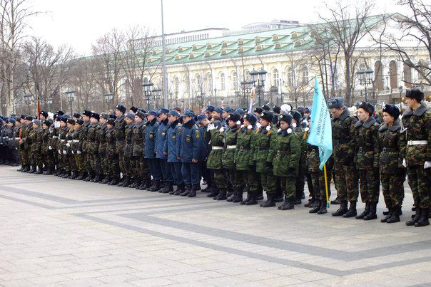 Патриотическая акция в Александровском саду