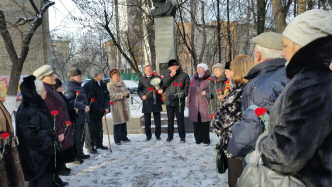 Митинг у памятника П.М.Вострухину